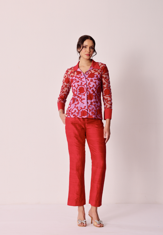 Rouge Aari Co-ord Set