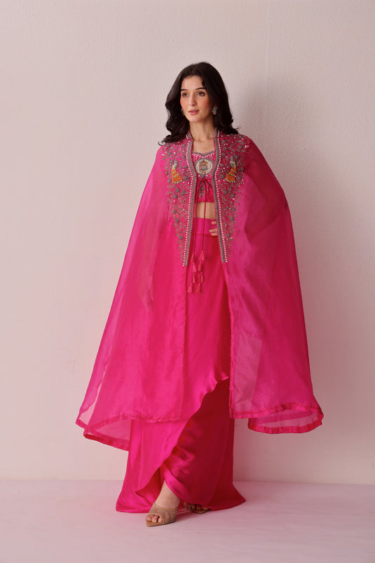 Fuchsia Heritage Cape Set