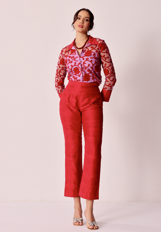 Rouge Aari Co-ord Set