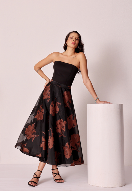 Noir Bloom Co-ord Set