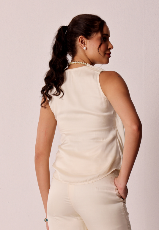 Ivory Cascade Co-ord Set
