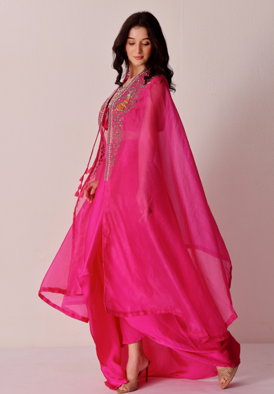 Fuchsia Heritage Cape Set